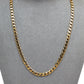 Pre-Owned 9ct Gold 4mm Curb Chain Necklace 18 Inch