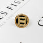 Pre-Owned B Initial Onyx Disc Ring