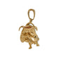 Pre-Owned 9ct Gold CZ Bulldog Pendant