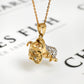 Pre-Owned 9ct Gold CZ Bulldog Pendant