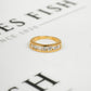 Pre-Owned 18ct Gold & 7 Diamond Half Eternity Ring