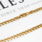 Pre-Owned 9ct Gold Curb Chain Anklet