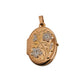 Pre-Owned 9ct Gold Victoriana Style Floral Locket Pendant