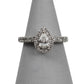 Pre-Owned Platinum Pear Cut Diamond Engagement Ring