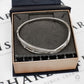 Pre-Owned 18ct White Gold & Diamond Wave Design Bangle