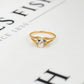 Pre-Owned 9ct Gold CZ Heart Ring - Size L