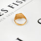 Pre-Owned 9ct Gold Patterned Signet Ring