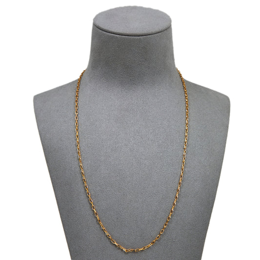 Pre-Owned 9ct Gold Fine Trace Chain Necklace 20 inches