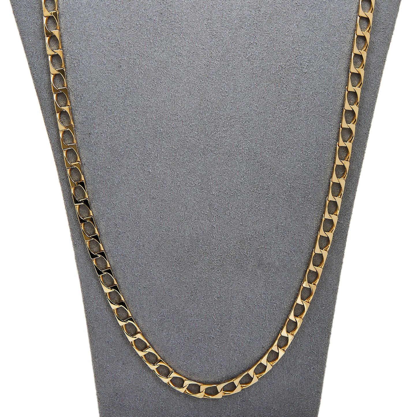 Pre-Owned 9ct Gold Curb Necklace 30 Inch