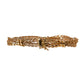 Pre-Owned 9ct Gold Double Row Twist Bracelet