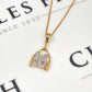 Pre-Owned 9ct Gold CZ Sweet 16 Pendant