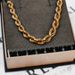 Pre-Owned 9ct Gold Rope Necklace 18 Inch