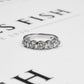 Pre-Owned 18ct White Gold 5 Diamond Half Eternity Ring