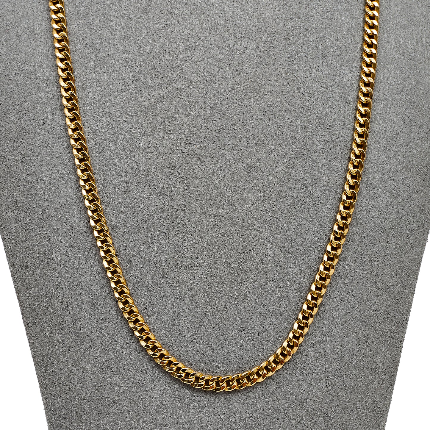 Pre-Owned 14ct Gold Curb Chain Necklace 22 Inch