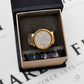Pre-Owned 14 Ct Gold CZ Set Disc Ring