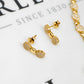 Pre-Owned 14ct Gold CZ Necklace Bracelet & Earring Set