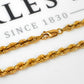 Pre-Owned 18ct Gold Rope Chain Bracelet