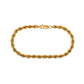 Pre-Owned 18ct Gold Rope Chain Bracelet