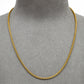 Pre-Owned 18ct Gold Round Foxtail Chain Necklace 16 inch