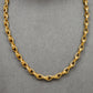 Pre-Owned 9ct Gold Drop Link Necklace