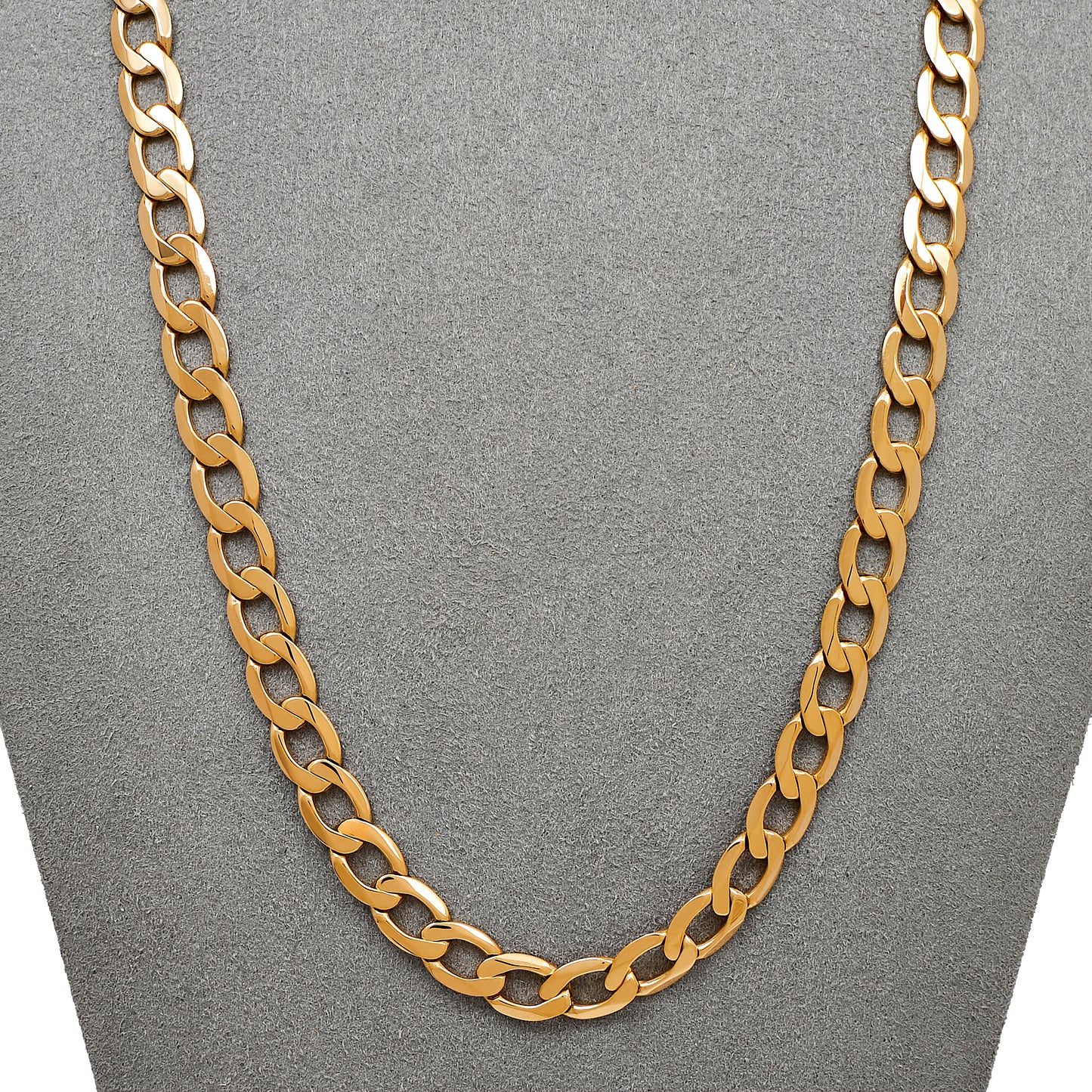 Pre-Owned 9ct Gold Curb Chain Necklace 20 Inch