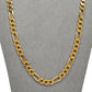 Pre-Owned 9ct Gold Figaro Necklace Claspless