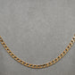 Pre-Owned 9ct Gold Curb Chain Necklace 19inch