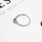 Pre-Owned 9ct White Gold Tanzanite & Diamond Ring