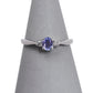 Pre-Owned 9ct White Gold Tanzanite & Diamond Ring 