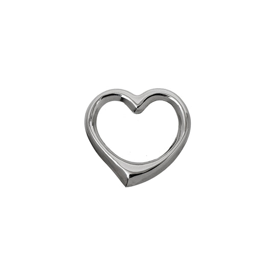 Pre-Owned 9ct White Gold Floating Heart 