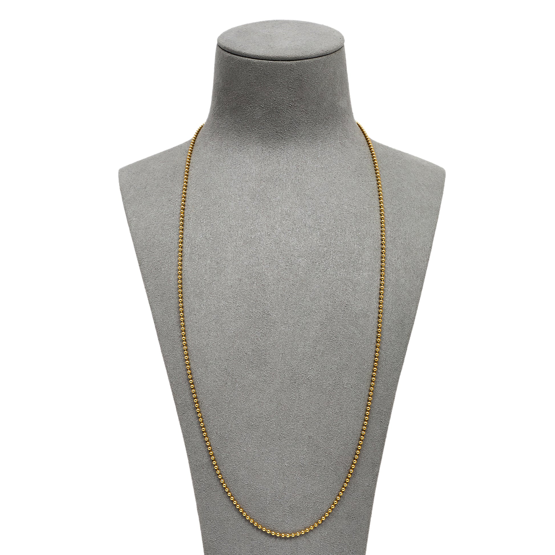 Pre-Owned 18ct Gold Bobble Chain Necklace 