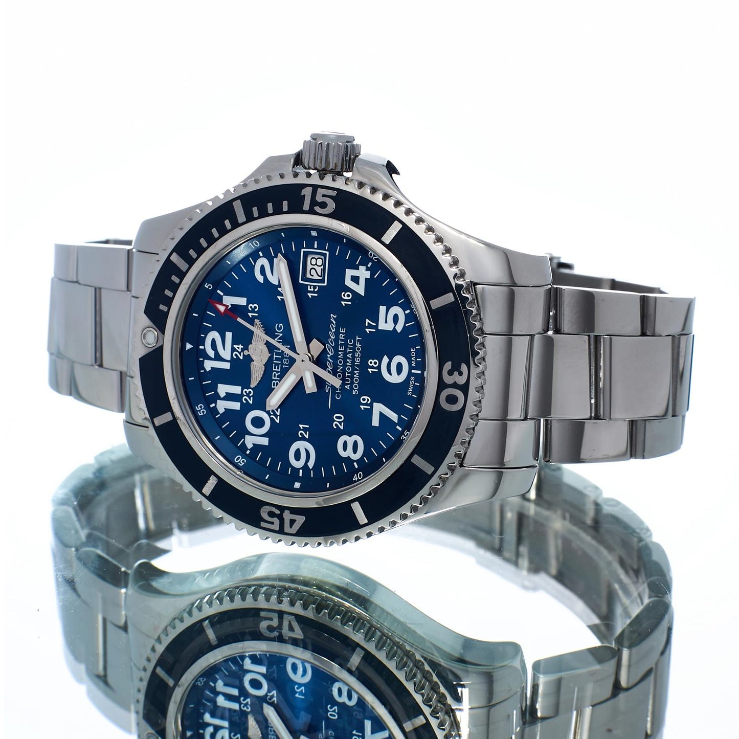 Pre-Owned Breitling Superocean II 42 A17365C9