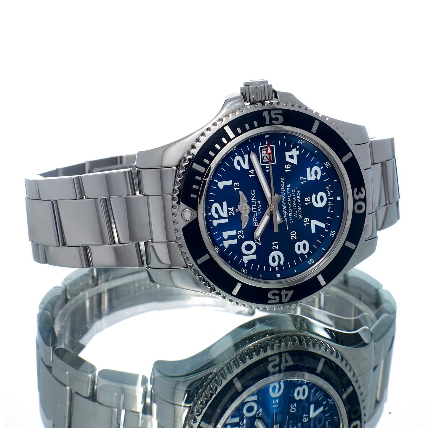 Pre-Owned Breitling Superocean II 42 A17365C9