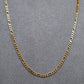 Pre-Owned 9ct Gold Figaro Necklace 18 inch