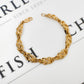 Pre-Owned 9ct Gold Noose Link Bracelet