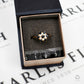 Pre-Owned 9ct Gold Opal & Sapphire Cluster Flower Ring