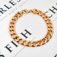 Pre-Owned 9ct Rose Gold 11mm Curb Bracelet 8.5 inches