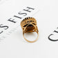 Pre-Owned 9ct Gold Smokey Quartz Cocktail Ring