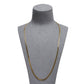 Pre-Owned 9ct Gold Double Curb Chain Necklace 24inch