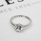 Pre-Owned 9ct White Gold CZ Solitaire Ring