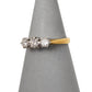 Pre-Owned 18ct Gold 0.50ct Diamond Trinity Ring