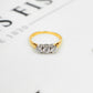 Pre-Owned 18ct Gold 0.50ct Diamond Trinity Ring