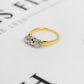 Pre-Owned 18ct Gold 0.50ct Diamond Trinity Ring