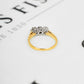 Pre-Owned 18ct Gold 0.50ct Diamond Trinity Ring