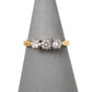 Pre-Owned 18ct Gold 0.50ct Diamond Trinity Ring