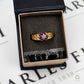 Pre-Owned 9ct Gold Ruby & Diamond Flower Ring