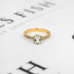 Pre-Owned 9ct Gold Oval Quartz & Diamond Ring