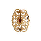 Pre-Owned 9ct Gold Garnet & Filigree Brooch