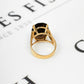 Pre-Owned 9ct Gold Large Oval Smokey Quartz Ring - Size M