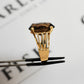 Pre-Owned 9ct Gold Large Oval Smokey Quartz Ring - Size M